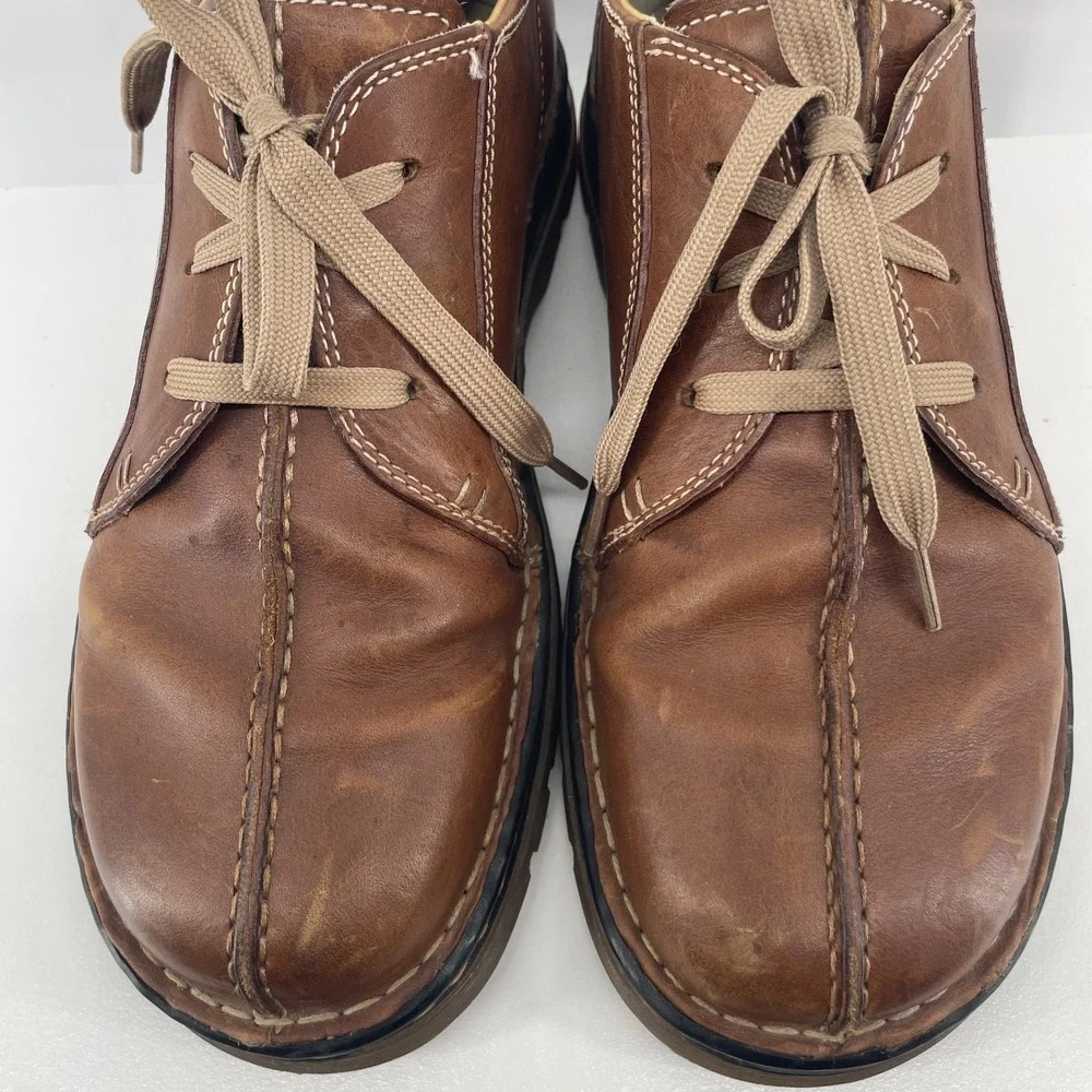 Dr Doc Martens Split Toe Oxfords Men 11 Brown Leather 90s‎ Grunge Shoes 11232
